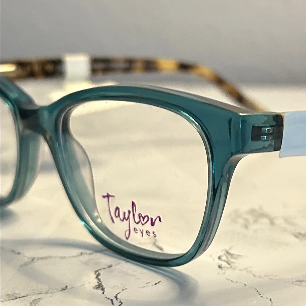 Taylor Eyes Teal Glasses For Women Size 48-16-135